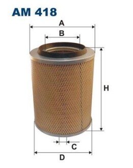 Фільтр повітряний FILTRON AM418