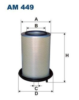 Фільтр повітряний FILTRON AM449
