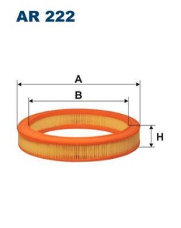 Фільтр повітряний FILTRON AR222