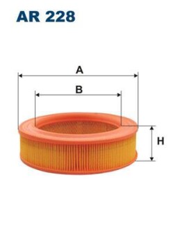 Фільтр повітряний FILTRON AR228