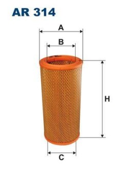 Фільтр повітряний FILTRON AR314