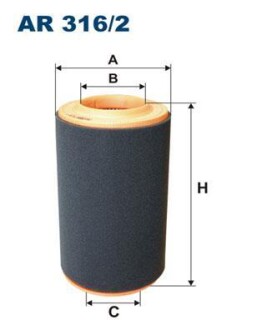 Фільтр повітряний FILTRON AR3162