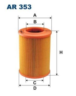 Фільтр повітряний FILTRON AR353