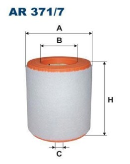 Фільтр повітряний FILTRON AR3717