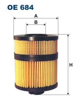 Фільтр масляний FILTRON OE684