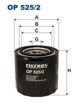 Фільтр масляний FILTRON OP5252
