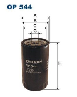 Фільтр масляний FILTRON OP544