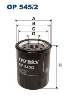 Фільтр масляний FILTRON OP5452
