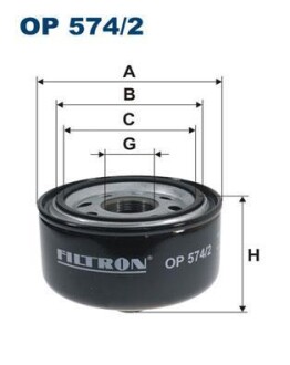 Фільтр масляний FILTRON OP5742