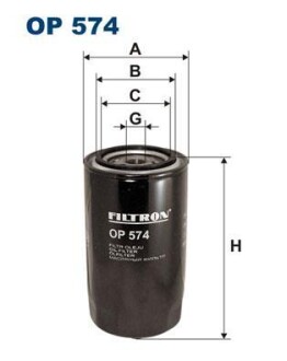 Фільтр масляний FILTRON OP574
