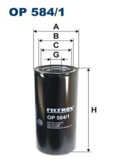 Фільтр масляний FILTRON OP5841
