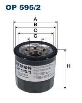 Фільтр масляний FILTRON OP5952