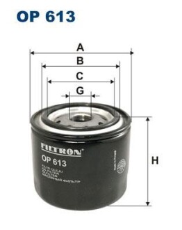 Фільтр масляний FILTRON OP613