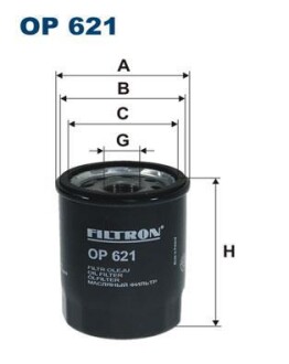 Фільтр масляний FILTRON OP621