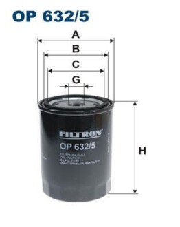 Фільтр масляний FILTRON OP6325