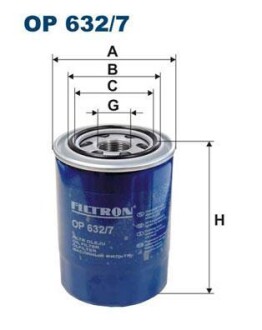 Фільтр масляний FILTRON OP6327
