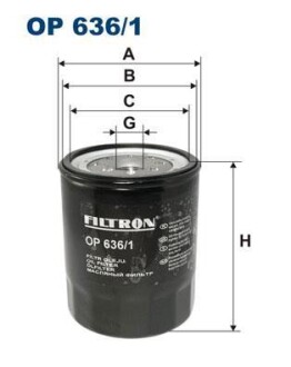Фільтр масляний FILTRON OP6361
