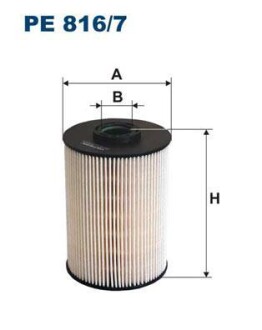 Фільтр паливний FILTRON PE8167
