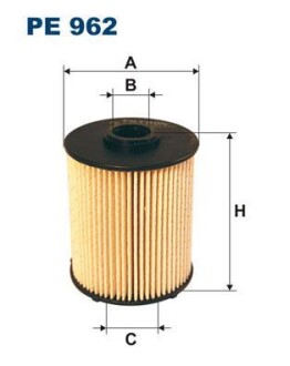 Фільтр паливний FILTRON PE962