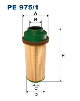 Фільтр паливний FILTRON PE9751