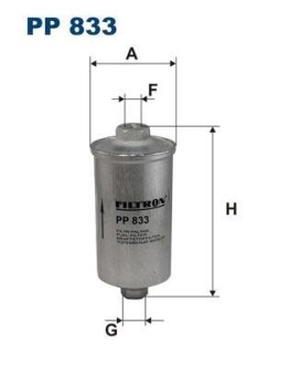 Фільтр паливний FILTRON PP833