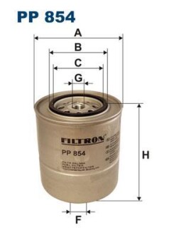 Фільтр паливний FILTRON PP854