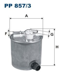 Фільтр паливний FILTRON PP8573