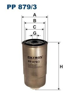 Фільтр паливний FILTRON PP8793