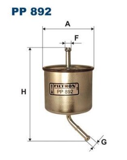Фільтр паливний FILTRON PP892