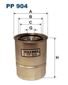 Фільтр паливний FILTRON PP904