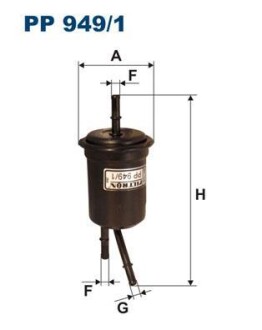 Фільтр паливний FILTRON PP9491