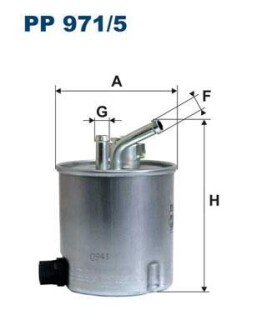 Фільтр паливний FILTRON PP9715