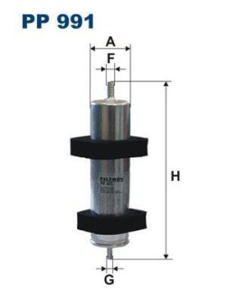 Фільтр паливний FILTRON PP991