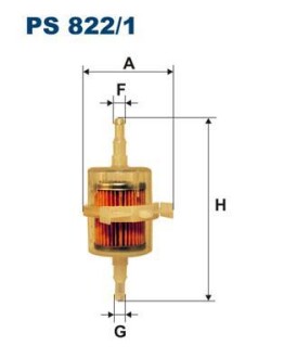 Фільтр паливний FILTRON PS8221