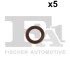 FISCHER CADILLAC Ущільнювальне кільце 13,10 x 20,00 x 3,50 green BLS 2.0 06-, OPEL, SAAB (мат. FPM) Fischer Automotive One (FA1) 076.330.005 (фото 1)