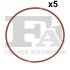 FISCHER BMW Ущільнювальне кільце дви. M57N2 MVQ 76,00 x 80,00 x 2,00 brown Fischer Automotive One (FA1) 076.409.005 (фото 1)