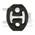 FISCHER FIAT кріплення глушника Palio,Stilo ALFA ROMEO 146/156 (мат. EPDM) Fischer Automotive One (FA1) 333-723 (фото 1)