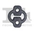 FISCHER NISSAN кріплення глушника Almera, Maxima, Sunny -00, Bluebird -90 (мат. EPDM) Fischer Automotive One (FA1) 753-703 (фото 1)