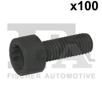 Болт з головкою системи TORX з чорного металу Fischer Automotive One (FA1) 982-T08-222.100