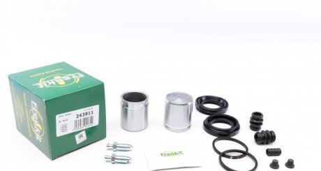 Ремкомплект супорта (переднього) Mitsubishi L200 01-05 (d=43mm) (+2 поршня) (Nissin/Tokico) FRENKIT 243911