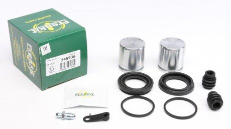 Ремкомплект супорта (переднього) Hyundai Santa Fe/Kia Sorento 06- (d=45mm) (+2 поршня) (Mando) FRENKIT 245936