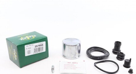 Ремкомплект супорту переднього Mazda 6 (GG)(d=57mm)(Nabco)(+поршень 57x46mm) FRENKIT 257955