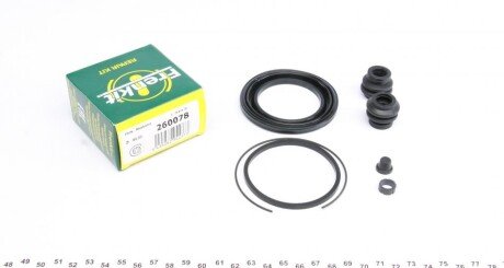 Ремкомплект супорта (переднього) Toyota Corolla 08- (d=60mm) (Akebono) FRENKIT 260078