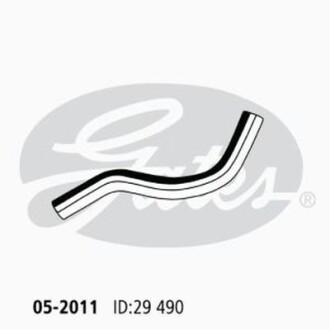 Шланг гумовий сист. охолоджен. Gates 052011
