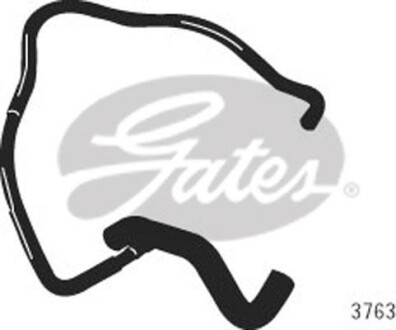Шланг гумовий сист. охолоджен. Gates 3763