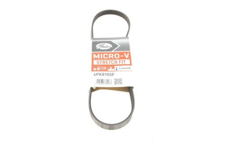 Поліклінові ремені Micro-V StretchFit Gates 4PK810SF