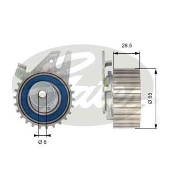 (7784-21025) Натяжний ролик ременя ГРМ POWERGRIP TENSIONER Gates T43033 (фото 1)