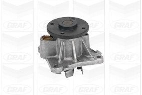 Помпа води Mitsubishi Colt 1.1/1.3/1.5 04-12/Lancer VIII 1.5-1.6 08-/Citroen C4 1.6 12- (R/B)(6 лоп) GRAF PA986