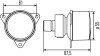 VW ліхтар покажчика повороту Audi A3,Ford Focus,DB Actros,Opel Astra G,Golf IV HELLA 2BA 008 221-001 (фото 2)