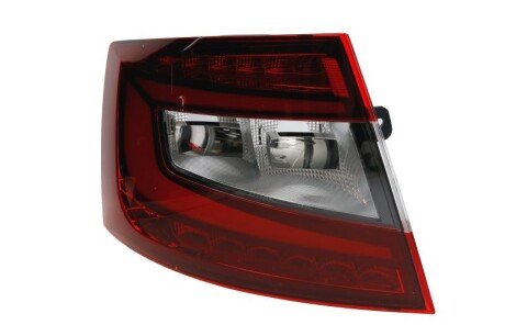 SKODA Задній ліхтар лівий LED, P21W, PY21W OCTAVIA III (5E3, NL3, NR3) HELLA 2SK 012 881-051